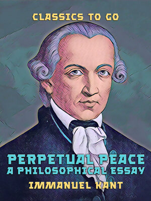 cover image of Perpetual Peace a Philosophical Essay